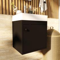 Gabinete Madrid Suspenso armário organizador para banheiro - Várias Cores