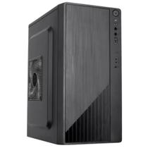 Gabinete Matx BrazilPC BPCM255 com 2x USB e Áudio Sem Fonte Metal Preto
