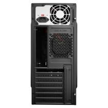 Gabinete Micro ATX EV-G12P com Fonte 200W Preto para Placas ATX Evus