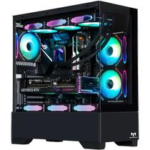Gabinete micro ATX Gamer Stellar Pro MetalRed M9 Sem Fans - Preto