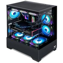 Gabinete micro ATX Gamer Stellar Pro MetalRed M9 Sem Fans - Preto Gabinete micro ATX Gamer Stellar Pro MetalRed M9 Sem Fans - Preto