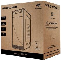 Gabinete Micro ATX MT-30BK com Fonte 200W C3 TECH Gabinete Micro ATX MT-30BK com Fonte 200W C3 TECH