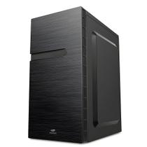 Gabinete Micro-ATX MT-35BK C3Tech com Fonte 200w Mid Tower, Frontal Com 2 USB, Preto