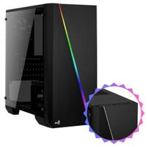 Gabinete Mid Tower Mini Cylon Gamer Suporta Até 3 SSDs e 3 Fans Com Iluminação de Rgb 13 Modos Painel de Acrílico Aerocool Gabinete Mid Tower Mini Cylon Gamer Suporta Até 3 SSDs e 3 Fans Com Iluminação de Rgb 13 Modos Painel de Acrílico Aerocool