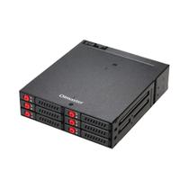 Gabinete Móvel De Rack Hot Swap Para 6 Unidades De 2,5 Polegadas SATA SSD HDD E 4 Unidades De 5,25