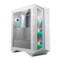 Gabinete MSI MPG GUNGNIR 110R WHITE, ARGB, MID-TOWER, LATERAL DE VIDRO, COM 4 FANS, 306-7G10W21-W57