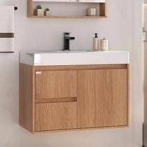 Gabinete Nicole 80 Suspenso sem Tampo - Fabribam