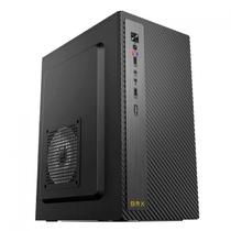 Gabinete Office BRX A12, Mini Tower, M-ATX, Sem Fans, Preto