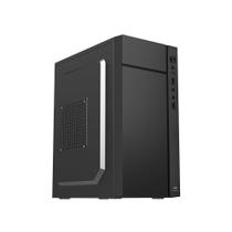 Gabinete Office C3Tech MT-34BK Mid Tower USB 2.0 Fonte 200W S/ Fan - Preto