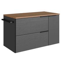 Gabinete Para Banheiro 02 Portas 01 Gaveta 80cm PRODDY Gabinete Para Banheiro 02 Portas 01 Gaveta 80cm PRODDY