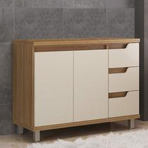 Gabinete para Banheiro 100cm sem Cuba Bege/Itapuã/Off White Gabinete para Banheiro 100cm sem Cuba Bege/Itapuã/Off White
