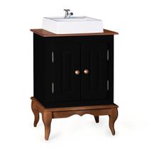 Gabinete para Banheiro 2 Portas com Cuba Dália 3057 Linz Móveis