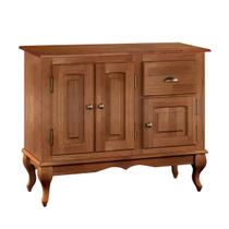 Gabinete para Banheiro 3 Portas 1 Gaveta com Pés Luiz XV Dália 3066