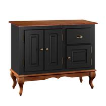 Gabinete para Banheiro 3 Portas 1 Gaveta com Pés Luiz XV Dália 3066