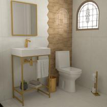 Gabinete para Banheiro 60 cm Iron Gold Venturi