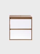 Gabinete para Banheiro 60cm Mdf Branco Dubai - On Móveis
