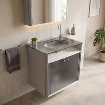 Gabinete para Banheiro 62cm x 63cm Classic Prata/Silver Gabinete para Banheiro 62cm x 63cm Classic Prata/Silver