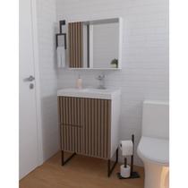 Gabinete para banheiro 66 cm com cuba Ferrara Venturi