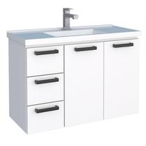 Gabinete Para Banheiro Aço Damasco Suspenso 80 Cozimax Branco