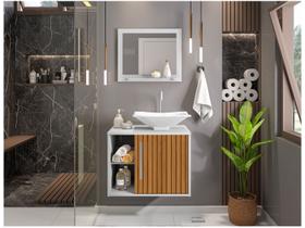 Gabinete Para Banheiro Aéreo com Espelheira Móveis Bechara Baden