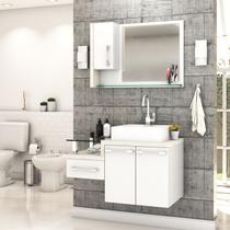 Gabinete para Banheiro C/cuba Q39 e Espelheira Legno 830