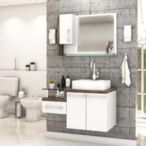 Gabinete para Banheiro C/cuba RT41 e Espelheira Legno 830