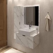 Gabinete para Banheiro c/ Espelho - Branco