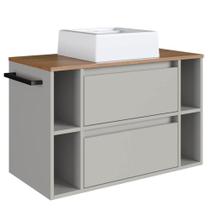 Gabinete Para Banheiro Com Cuba 01 Porta 80cm Mel Arenas Proddy Mel Gabinete Para Banheiro Com Cuba 01 Porta 80cm Mel Arenas Proddy Mel