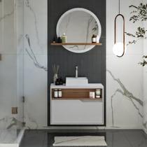 Gabinete para Banheiro com Cuba e Espelheira 80 Jasper