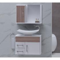 Gabinete para Banheiro com Cuba e Espelheira Turin Gabinete para Banheiro com Cuba e Espelheira Turin