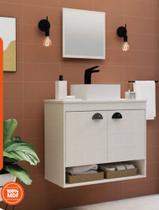 Gabinete Para Banheiro Com Lavatorio/pia/cuba Com Espelho