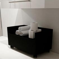 Gabinete para Banheiro com Rodinhas e Rodízios 60cm - Brovália
