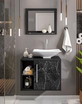 Gabinete para Banheiro Completo com Cuba e Espelheira Baden