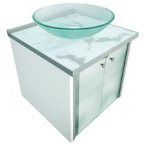 Gabinete Para Banheiro Fênix Compact 42cm - 10162 - CRIS METAL Gabinete Para Banheiro Fênix Compact 42cm - 10162 - CRIS METAL
