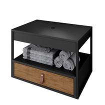 Gabinete para Banheiro Harley com 1 Gaveta