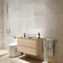 Gabinete para Banheiro Jess 80 C/ Cuba Vidro - Astral Design