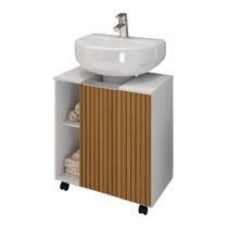 Gabinete Para Banheiro Pequin Bechara 2075554 Banheiro Branco Ripado