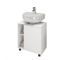 Gabinete Para Banheiro Pequin Branco Bechara Móveis