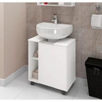 Gabinete Para Banheiro Pequin Branco Gabinete Para Banheiro Pequin Branco