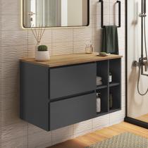 Gabinete para Banheiro Suspenso 1 Porta 1 Gaveta