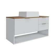 Gabinete para Banheiro Suspenso com Cuba