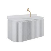 Gabinete para Banheiro Suspenso Emma 100cm