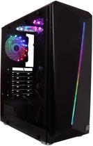 Gabinete Pc Gamer Shelter Tower Led Rgb Gh200 Preto Atx Oex