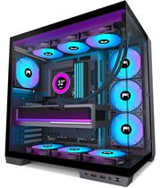Gabinete PC HYXN H1 Mid-Tower com Câmara Dupla e 7 Ventoinhas ARGB
