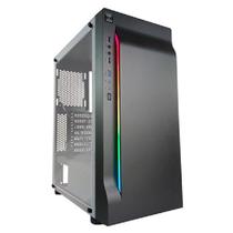 Gabinete Pixxo Gamer Cg01 Rgb Acrilico Atx S/Fonte