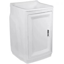 Gabinete plástico com tanque 43x51x78cm branco astra