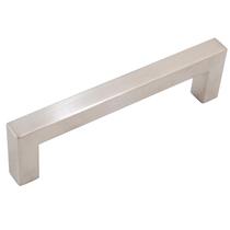 Gabinete Pull Stone Harbor Hardware em aço inoxidável acetinado 9,6 cm Gabinete Pull Stone Harbor Hardware em aço inoxidável acetinado 9,6 cm