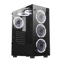 Gabinete rise mode glass 06x black s/ fans - rm-ca-06x-fb Gabinete rise mode glass 06x black s/ fans - rm-ca-06x-fb