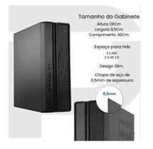 Gabinete Slim com Fonte 200W Bluecase BG2002 Compacto, Versátil e Pronto para o Desempenho
