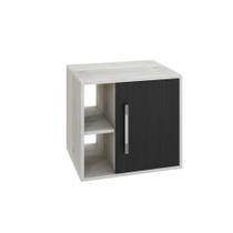 Gabinete Soft 500 Perffect Acetinado Snow C-preto ônix Gabinete Soft 500 Perffect Acetinado Snow C-preto ônix